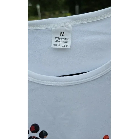 Never Walk Alone Paw Dog Flower Shirt Dog Friends Dog Lover - Gift for Dog Lo... - Picture 4 of 9